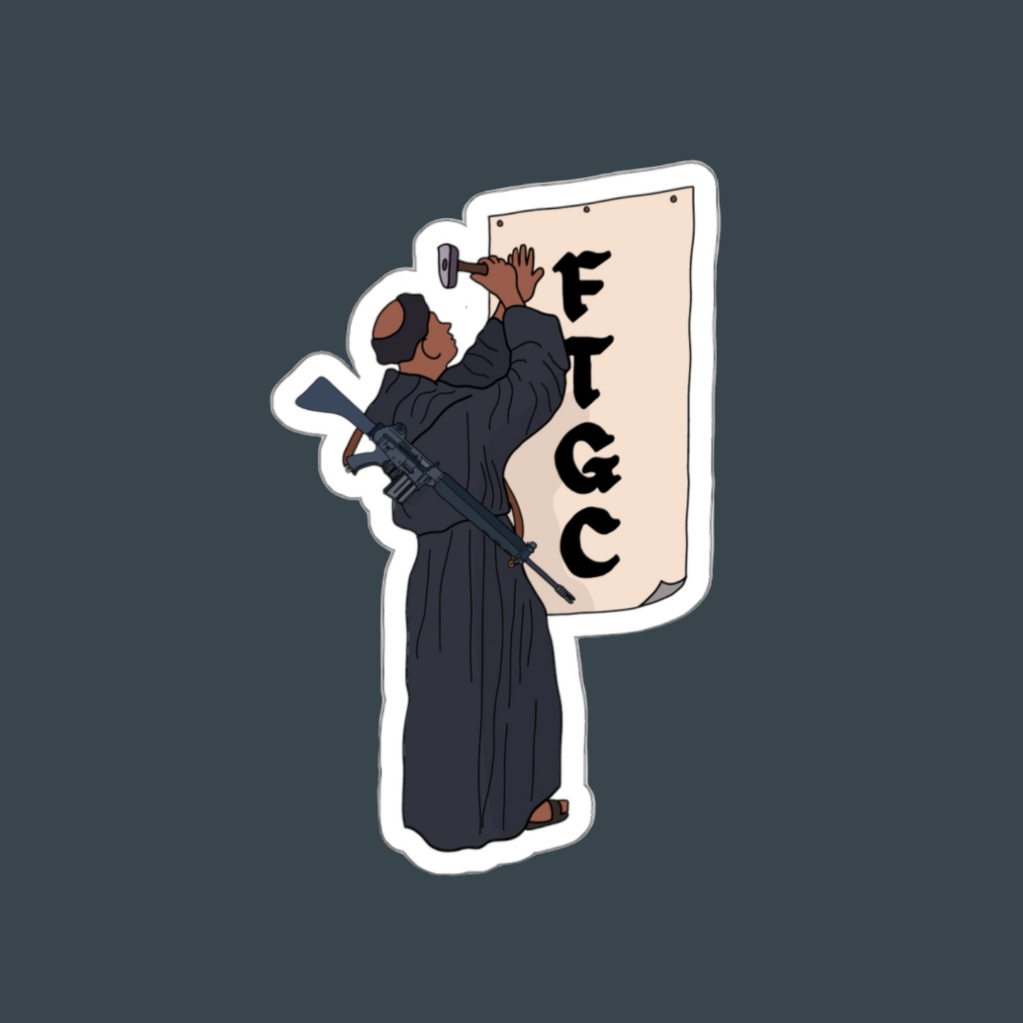 FTGC Martin Luther Sticker