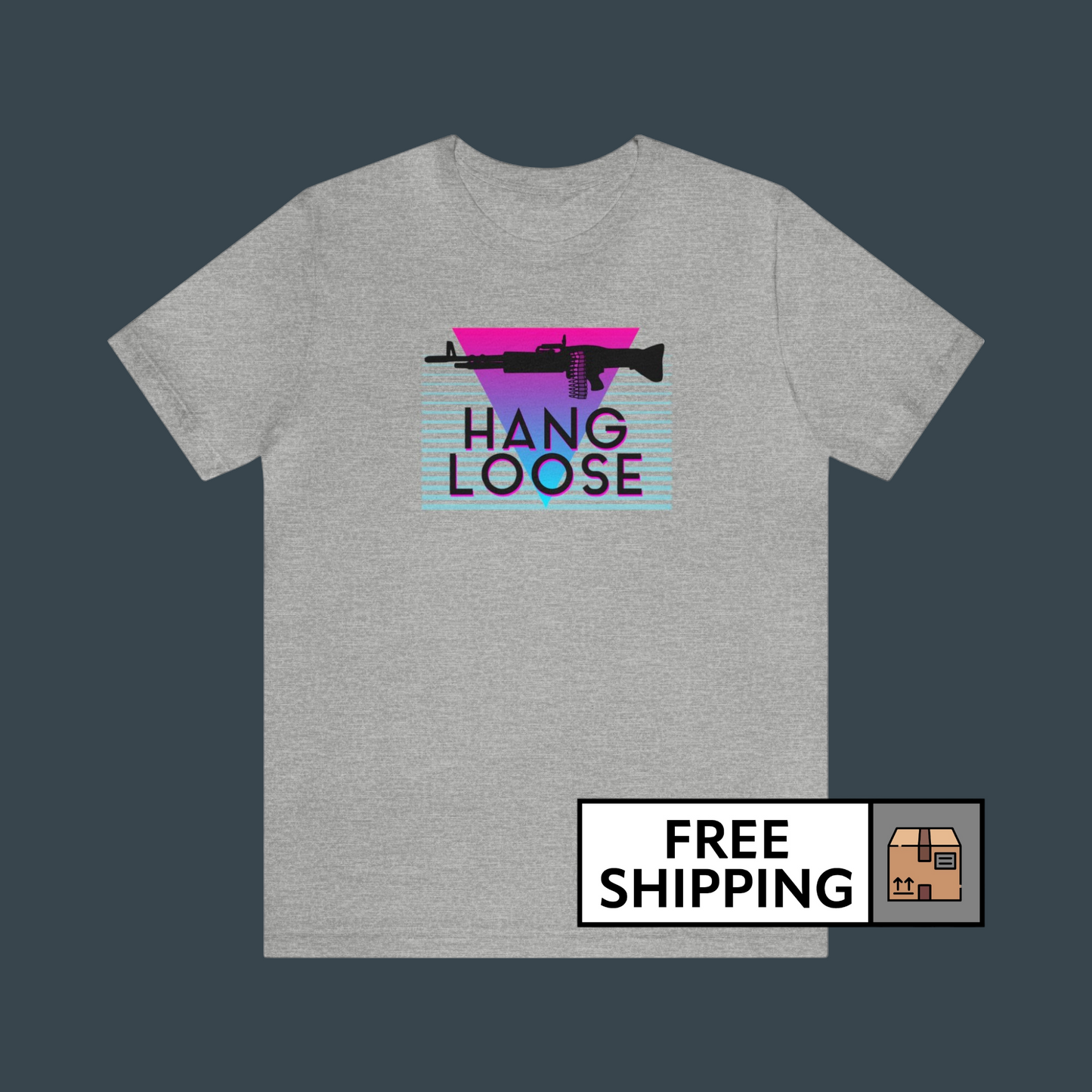 HANG LOOSE M60 Shirt - Pink/Blue