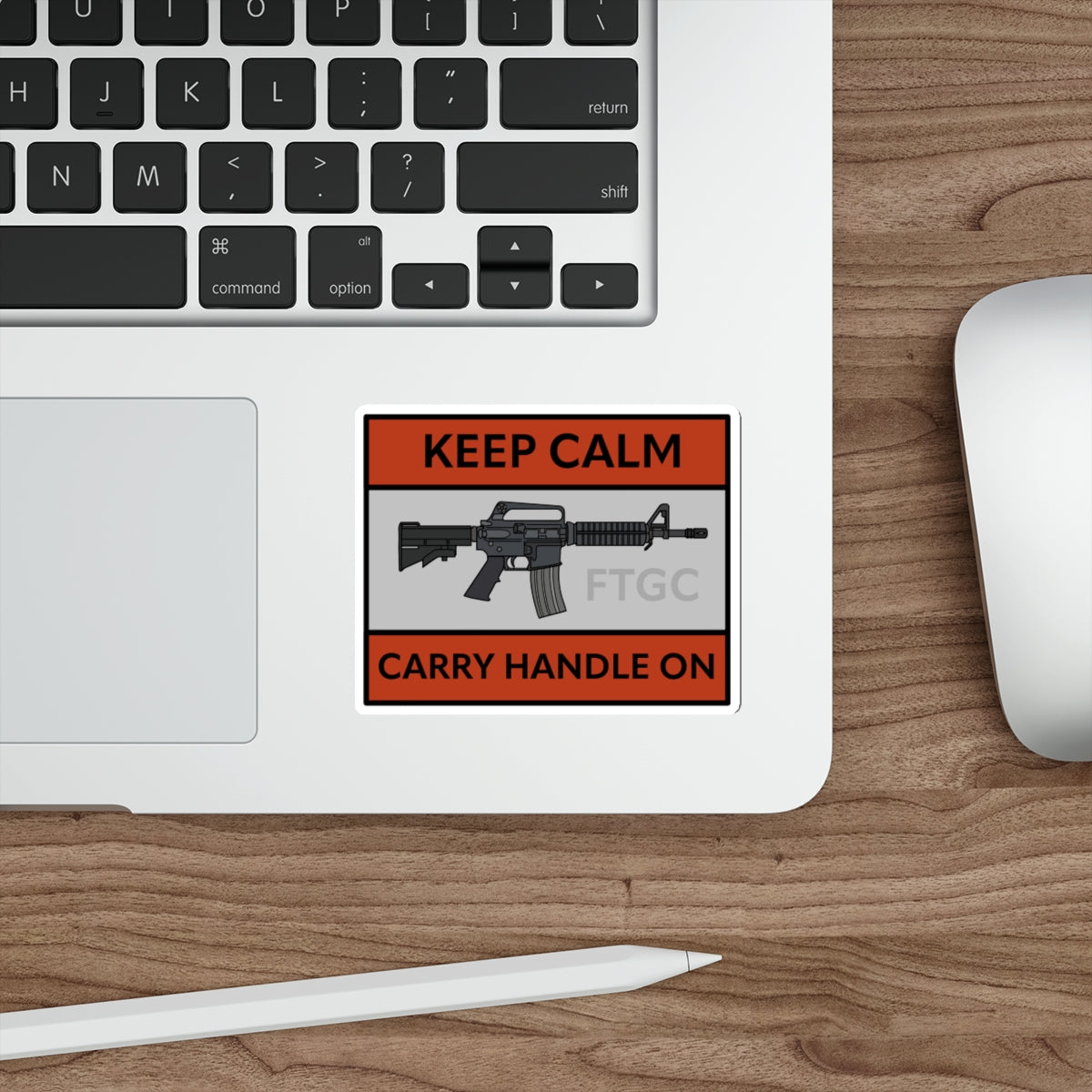 FTGC Carry Handle Sticker