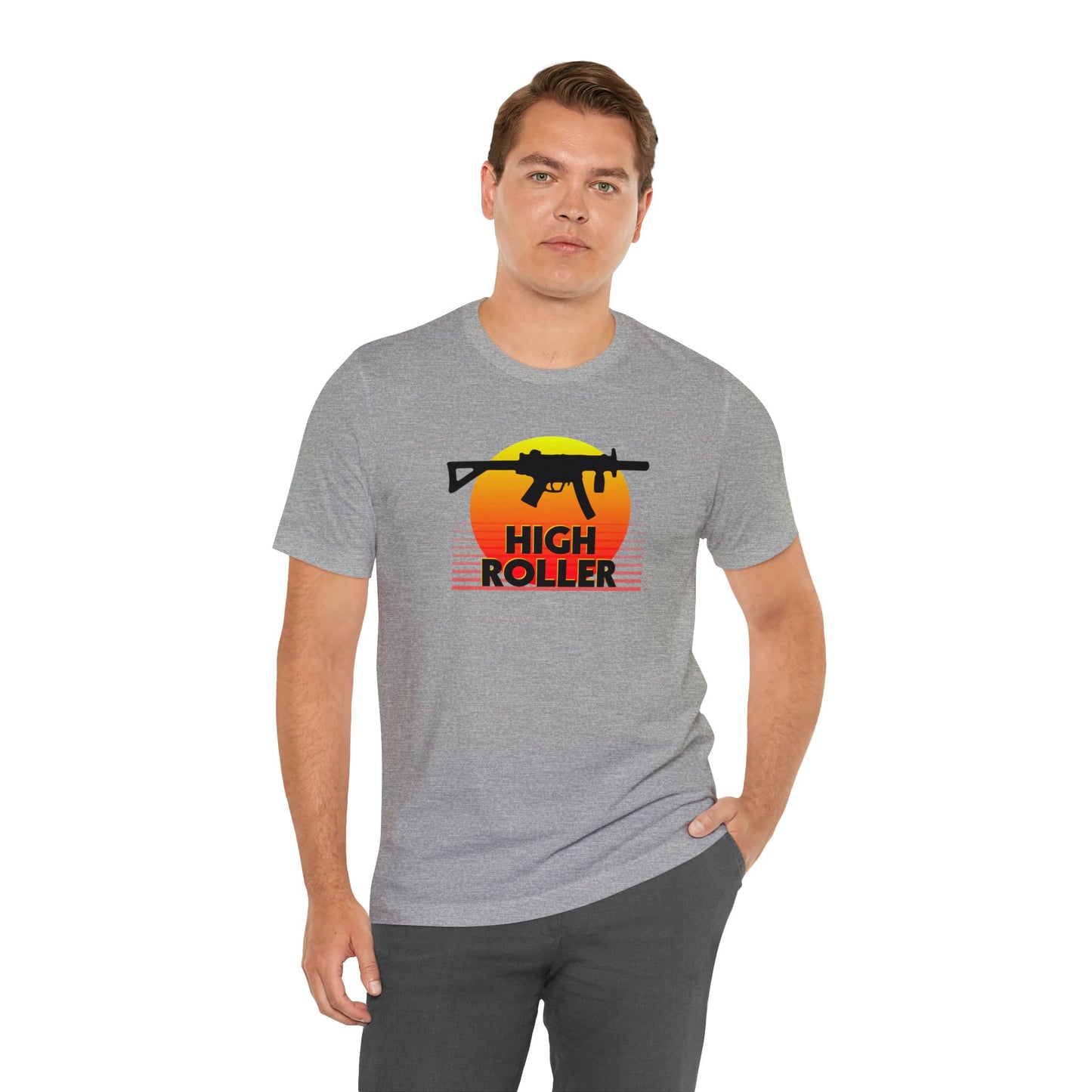 HIGH ROLLER MP5K-PDW Shirt - Yellow/Red