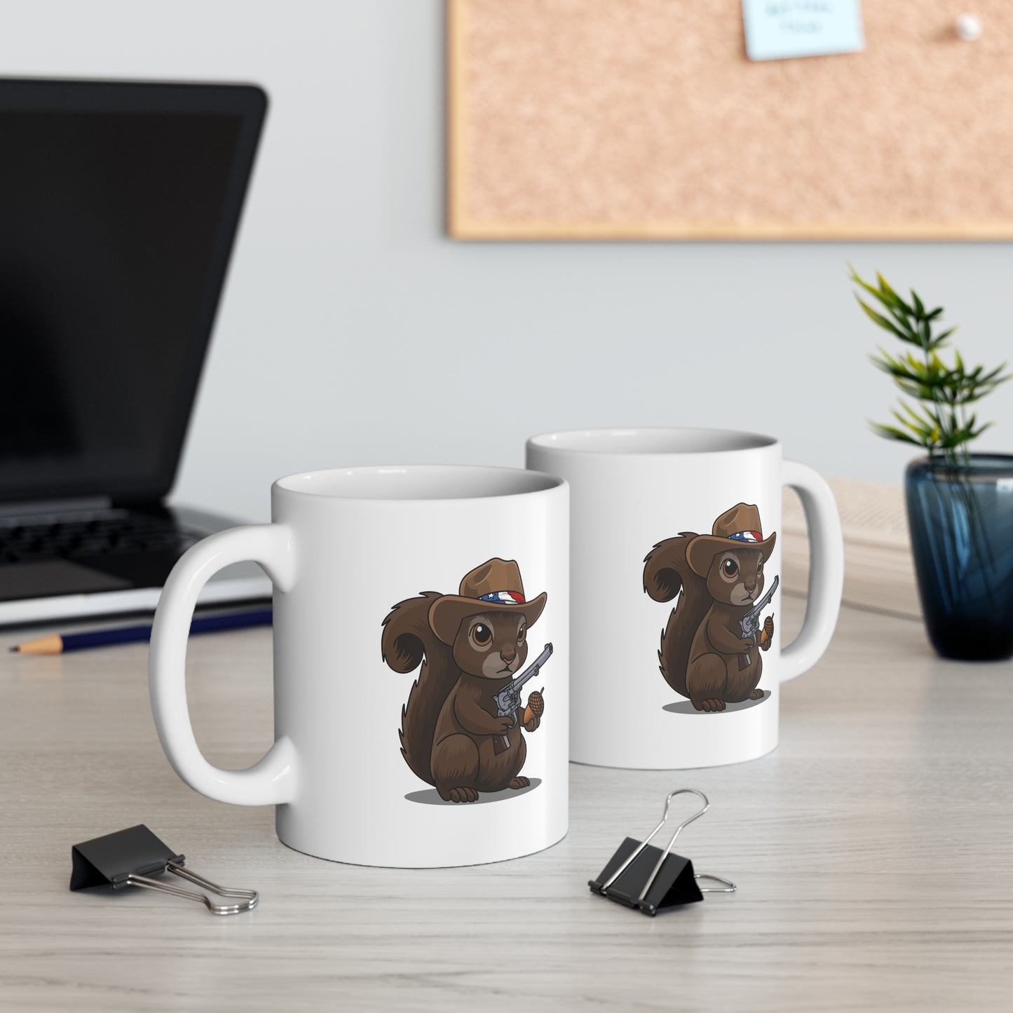 Patriotic Squirrel Mug