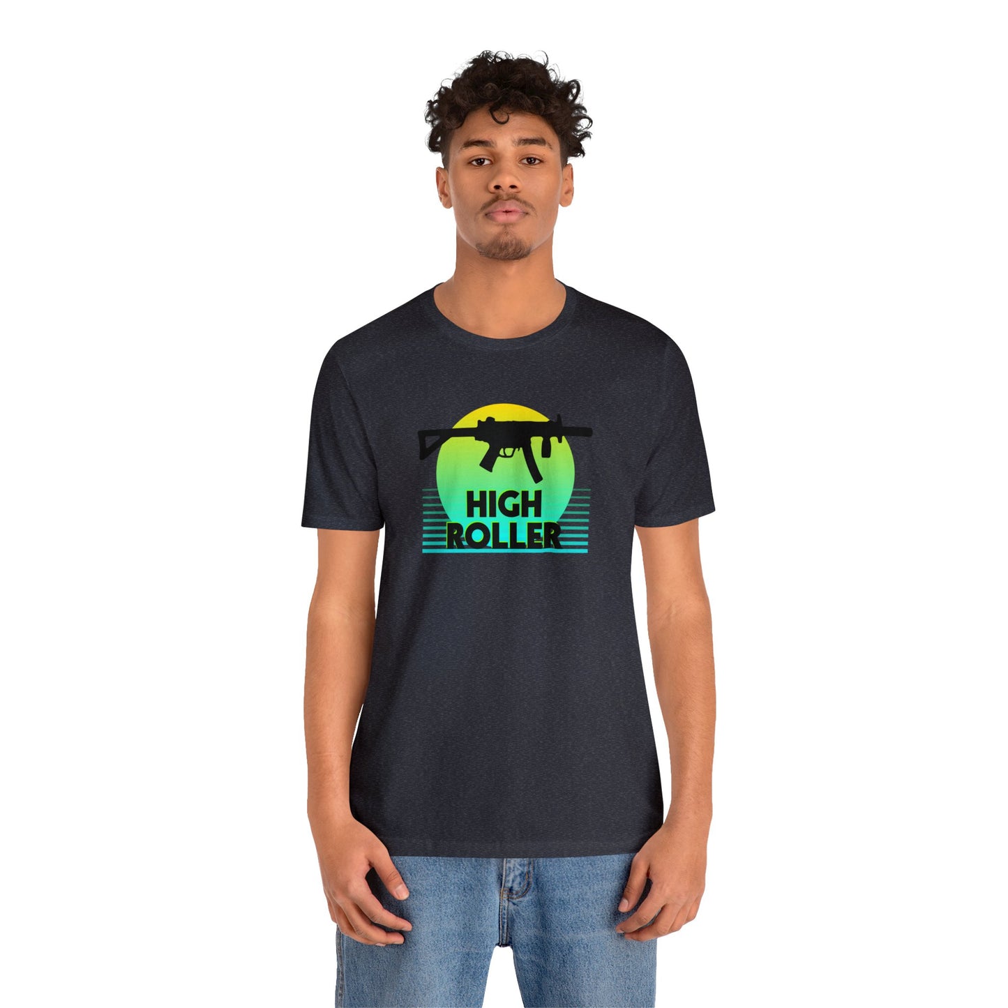 HIGH ROLLER MP5K-PDW Shirt - Yellow/Blue