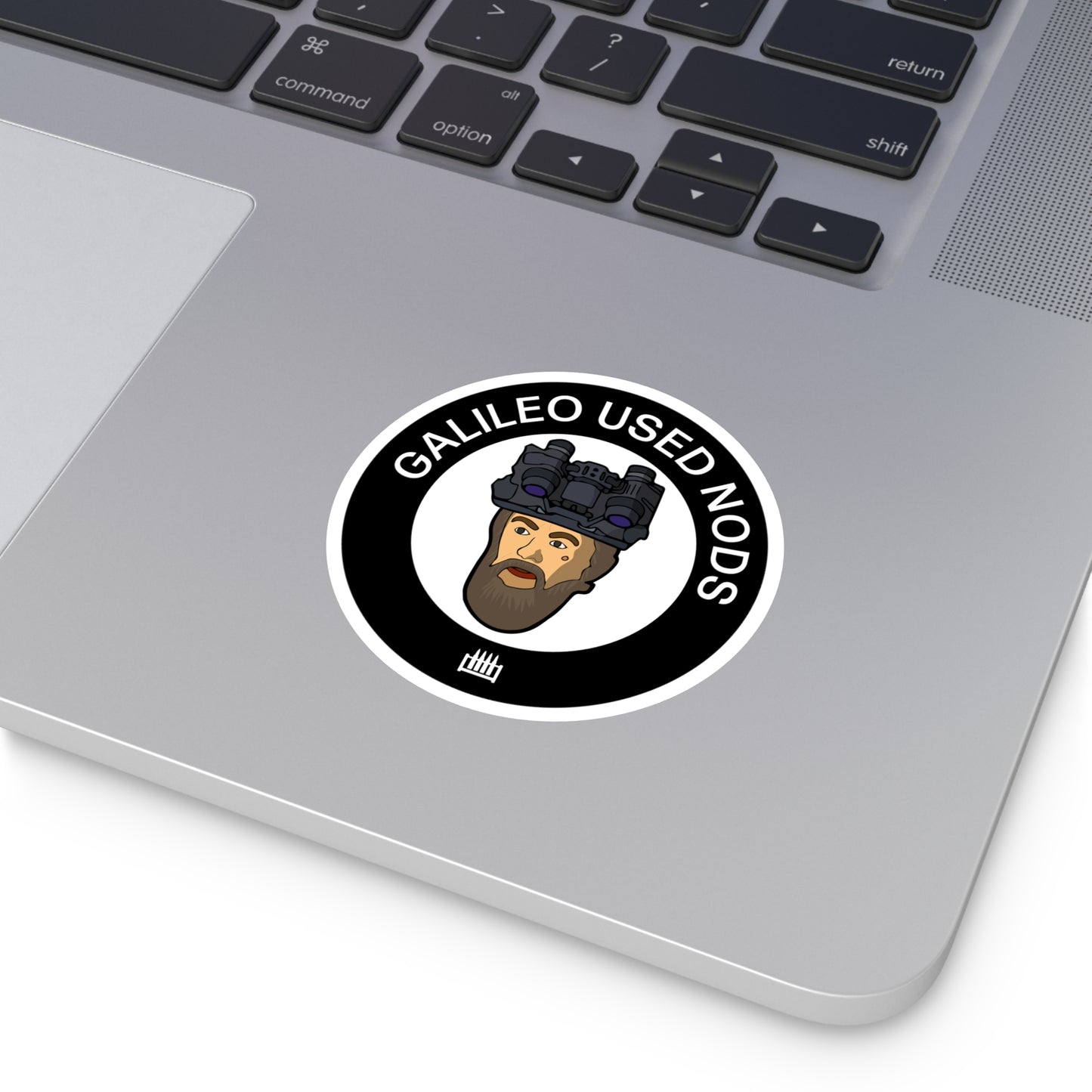 Galileo Used Nods Head Sticker