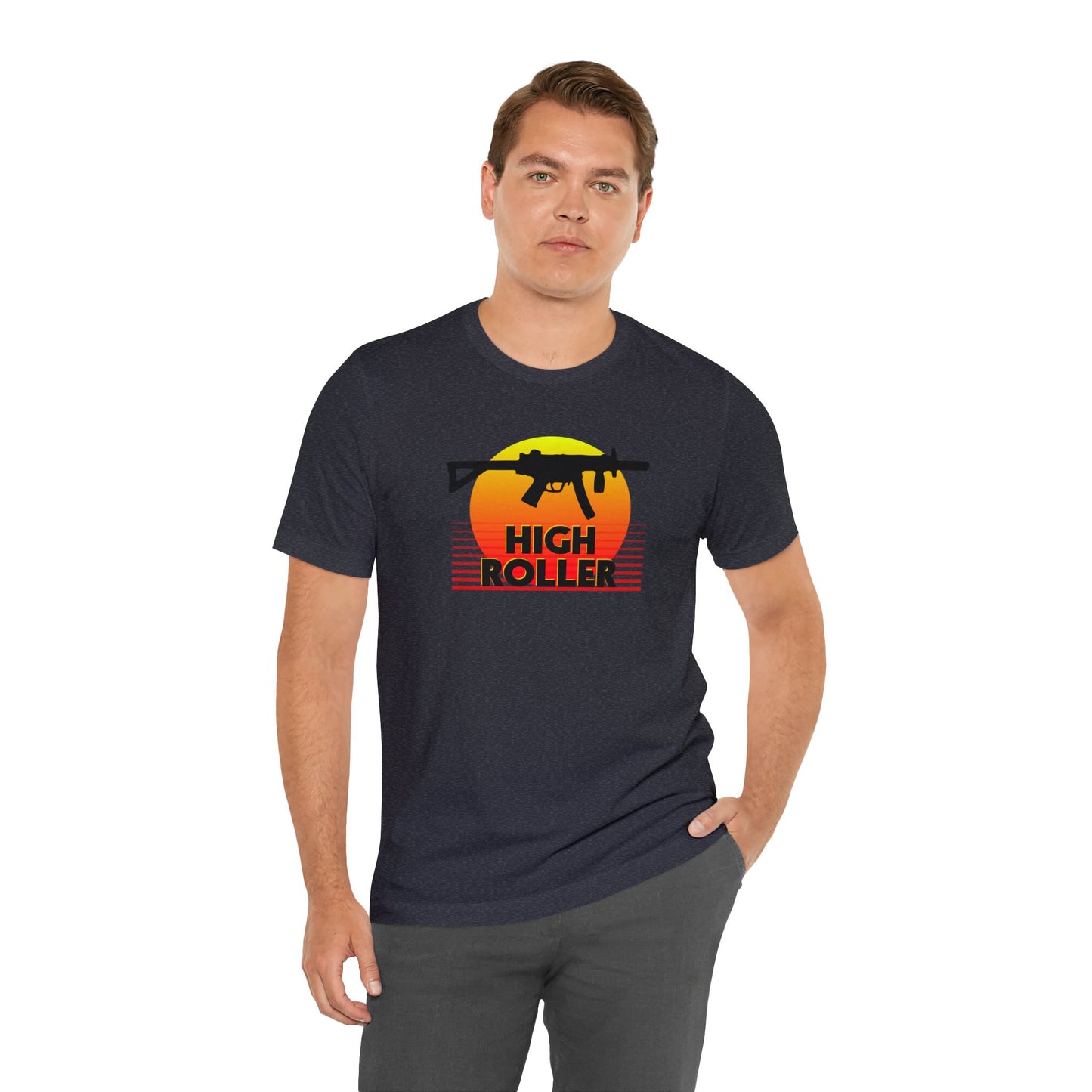 HIGH ROLLER MP5K-PDW Shirt - Yellow/Red