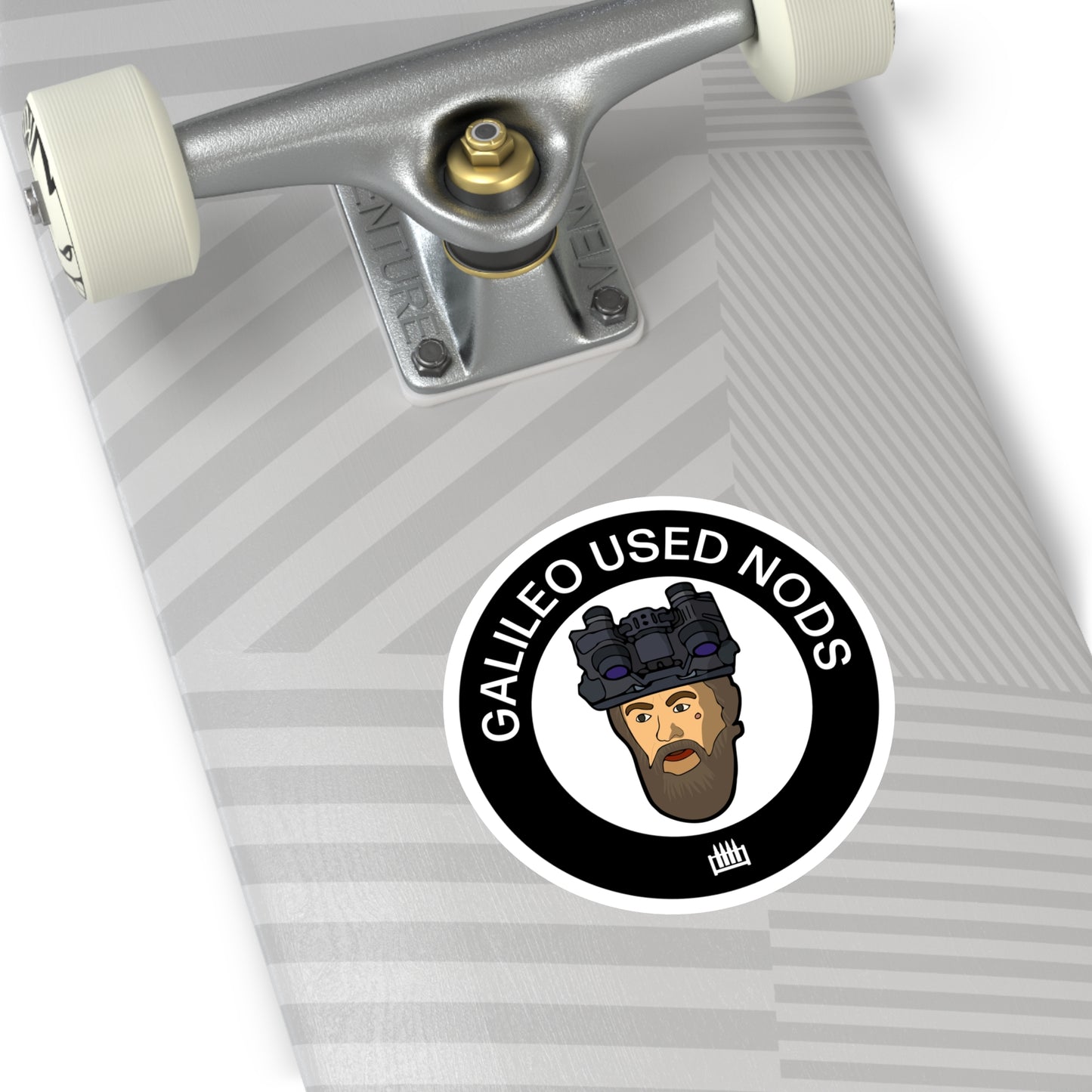 Galileo Used Nods Head Sticker