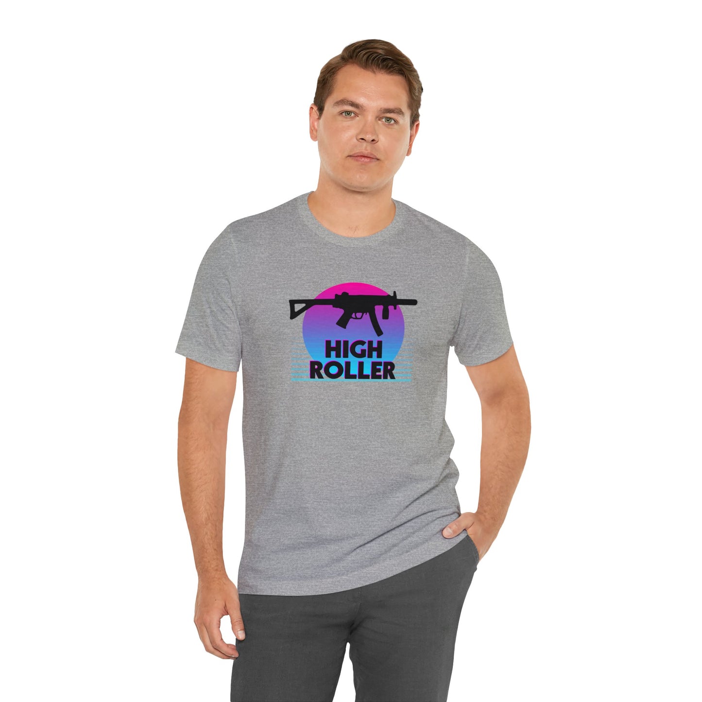 HIGH ROLLER MP5K-PDW Shirt - Pink/Blue