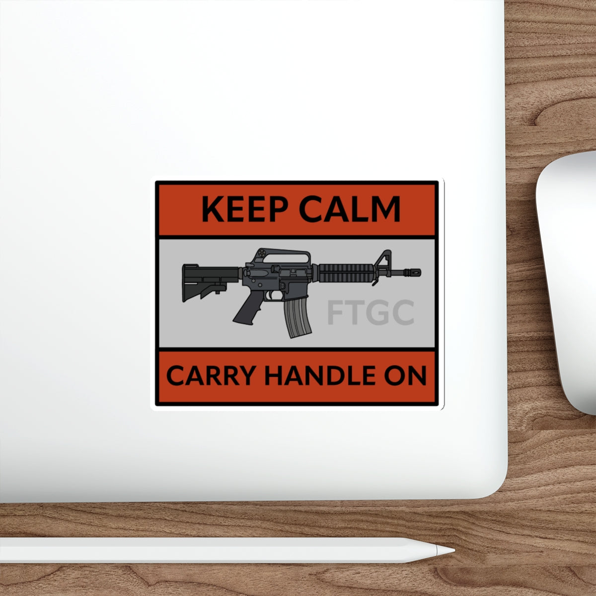 FTGC Carry Handle Sticker