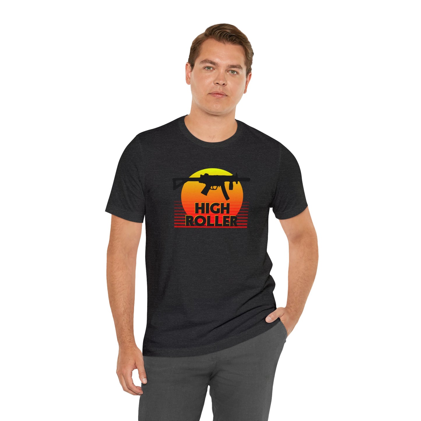 HIGH ROLLER MP5K-PDW Shirt - Yellow/Red
