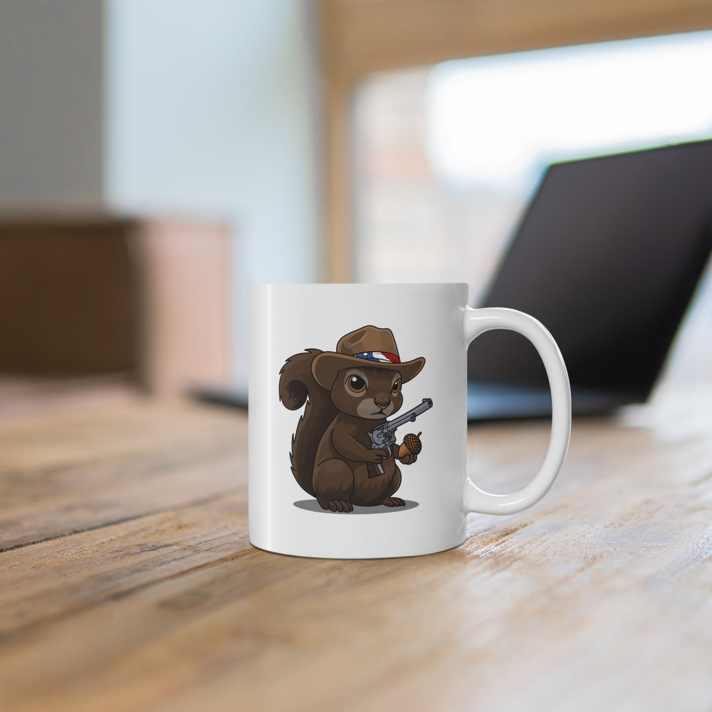 Patriotic Squirrel Mug