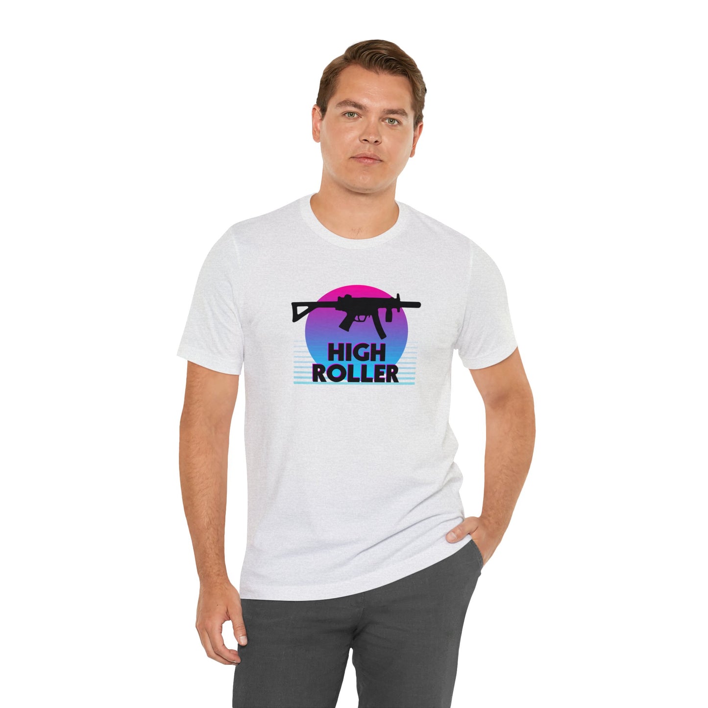 HIGH ROLLER MP5K-PDW Shirt - Pink/Blue