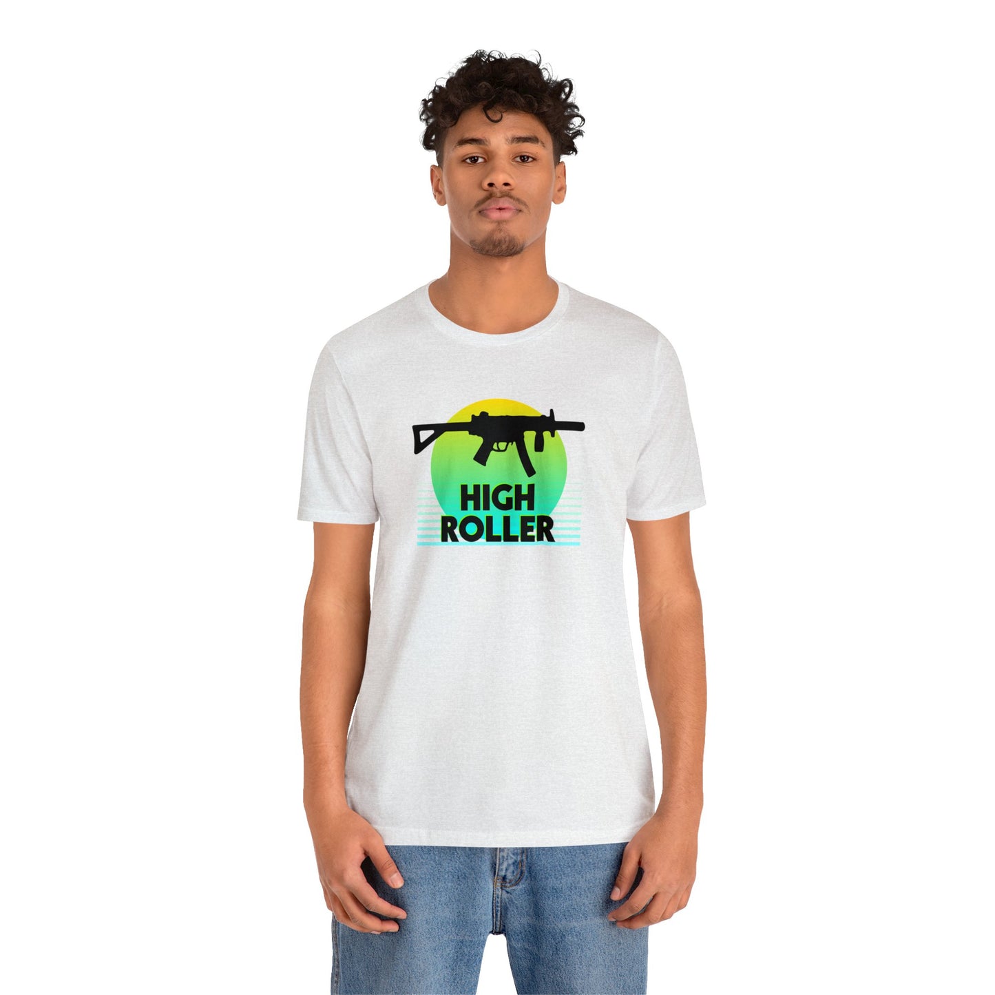 HIGH ROLLER MP5K-PDW Shirt - Yellow/Blue