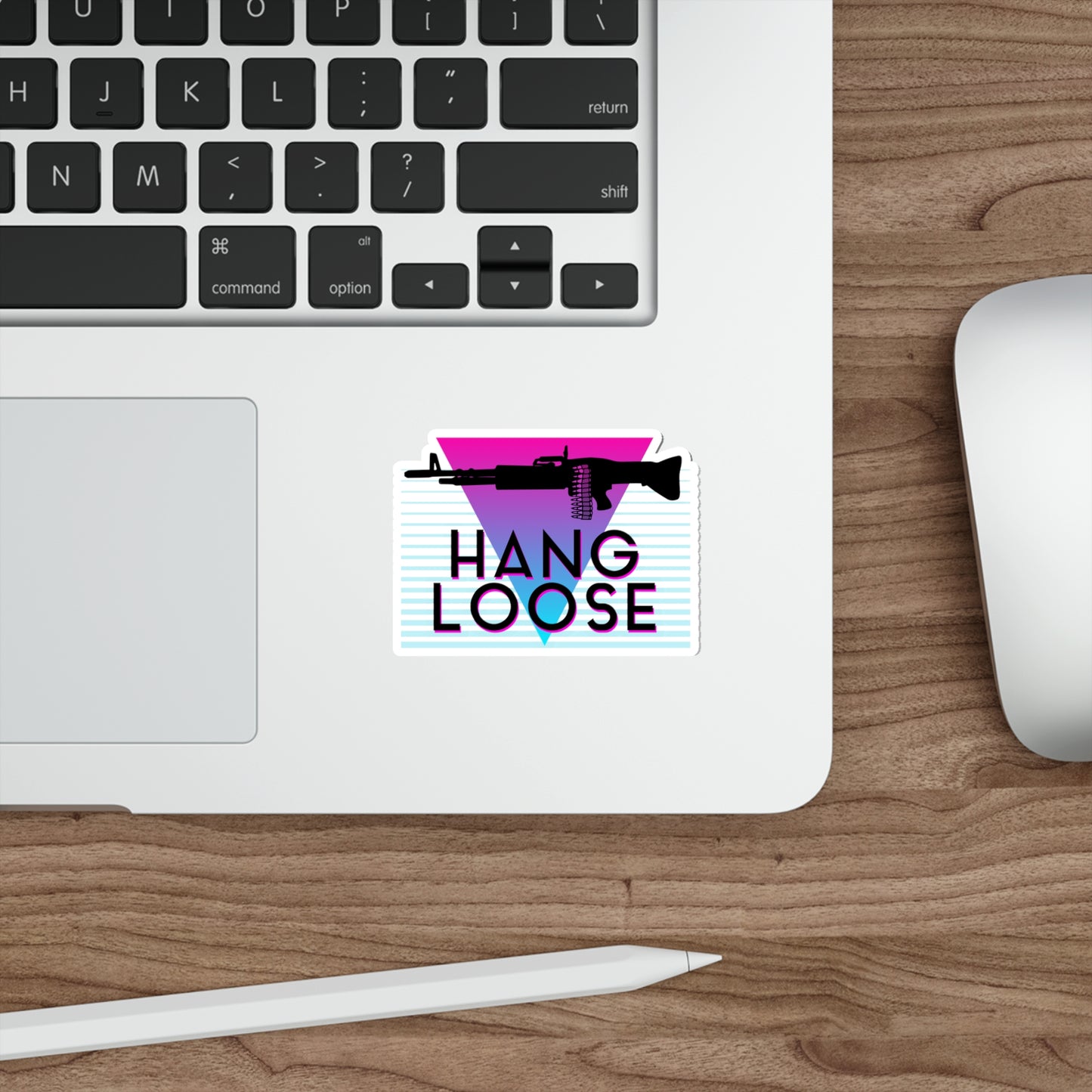 HANG LOOSE M60 Sticker - Pink/Blue