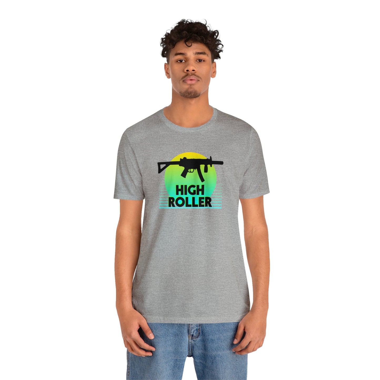 HIGH ROLLER MP5K-PDW Shirt - Yellow/Blue