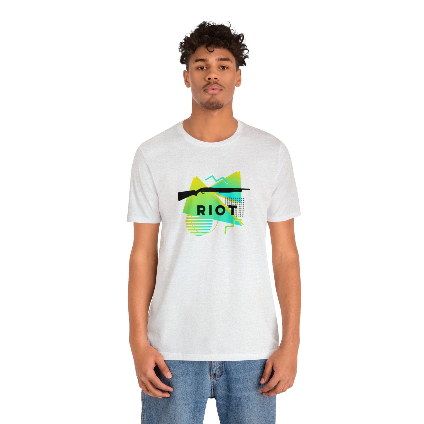 RIOT Shotgun Shirt - Yellow/Blue