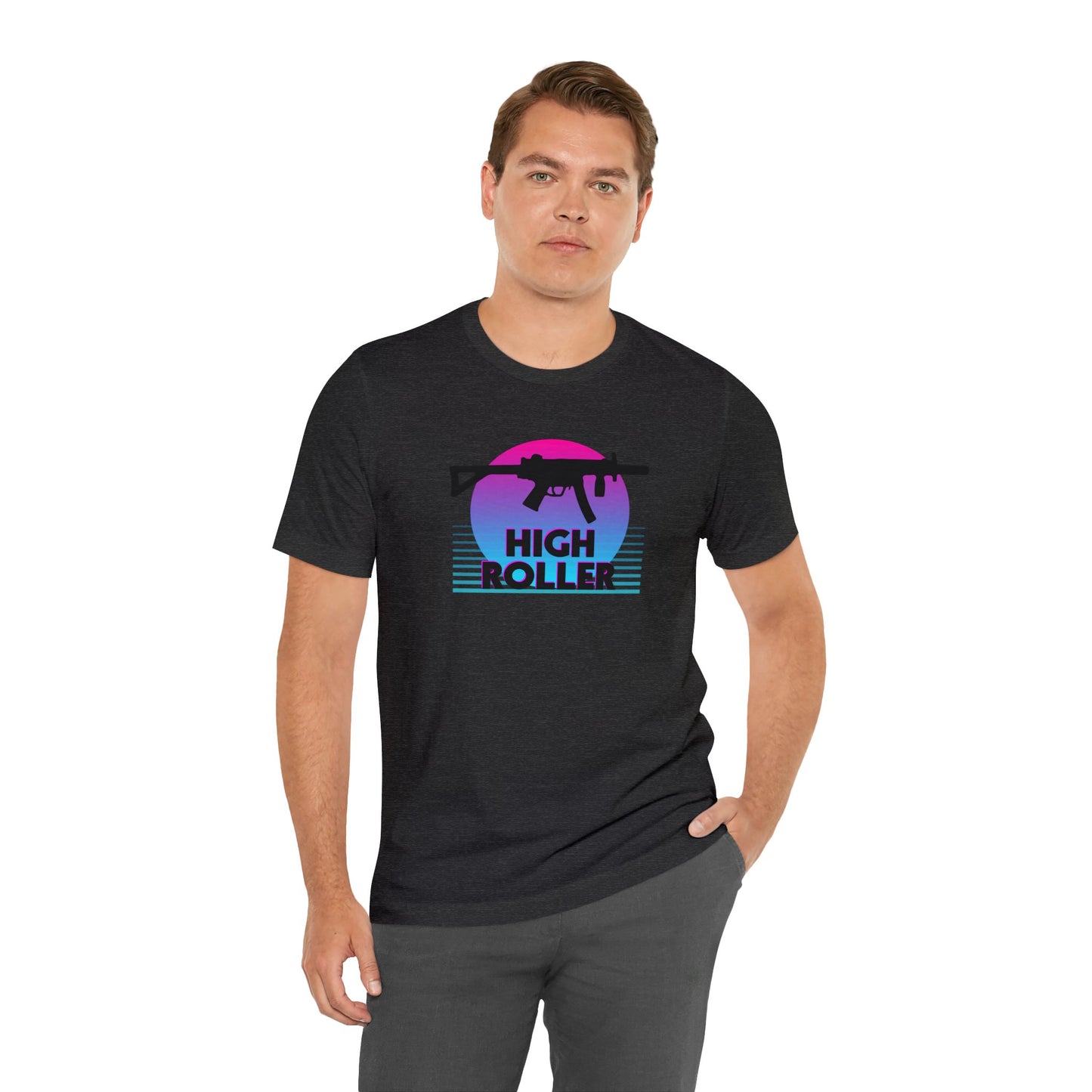 HIGH ROLLER MP5K-PDW Shirt - Pink/Blue