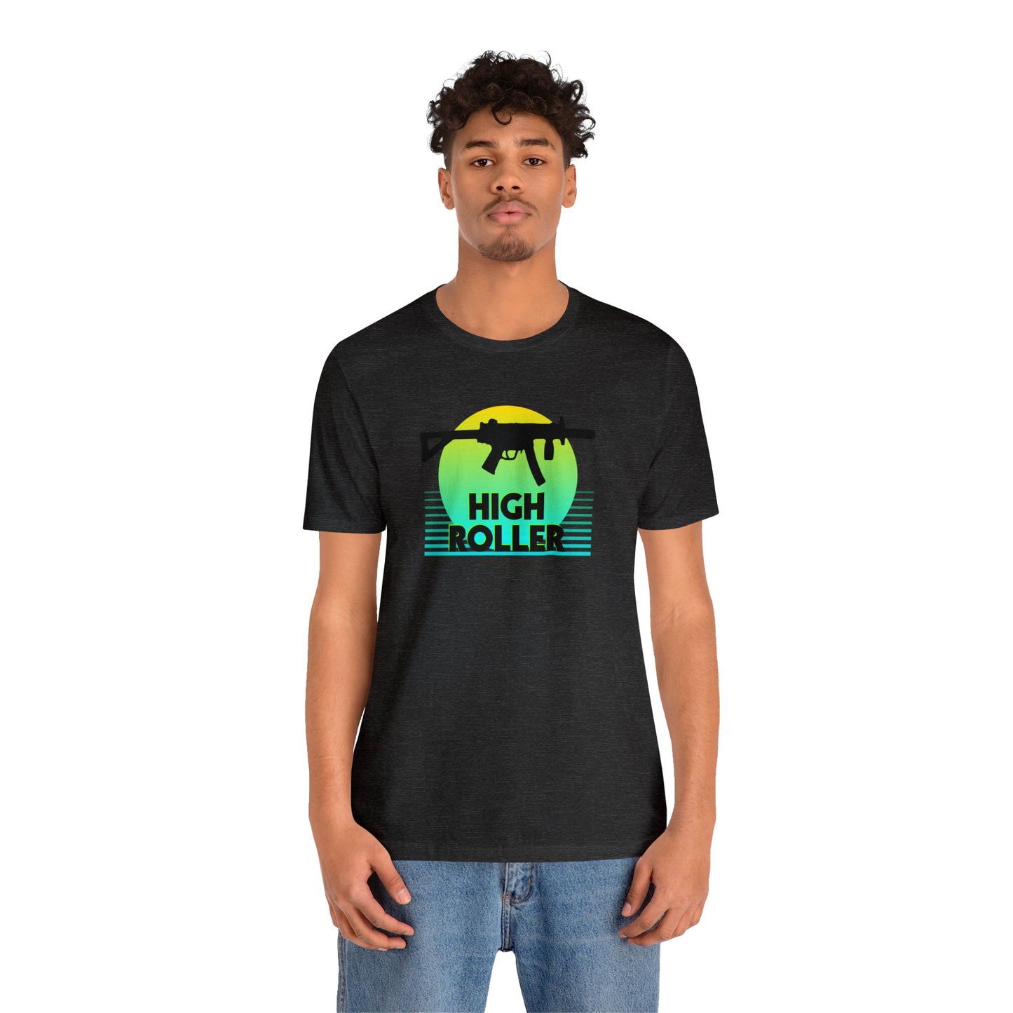 HIGH ROLLER MP5K-PDW Shirt - Yellow/Blue