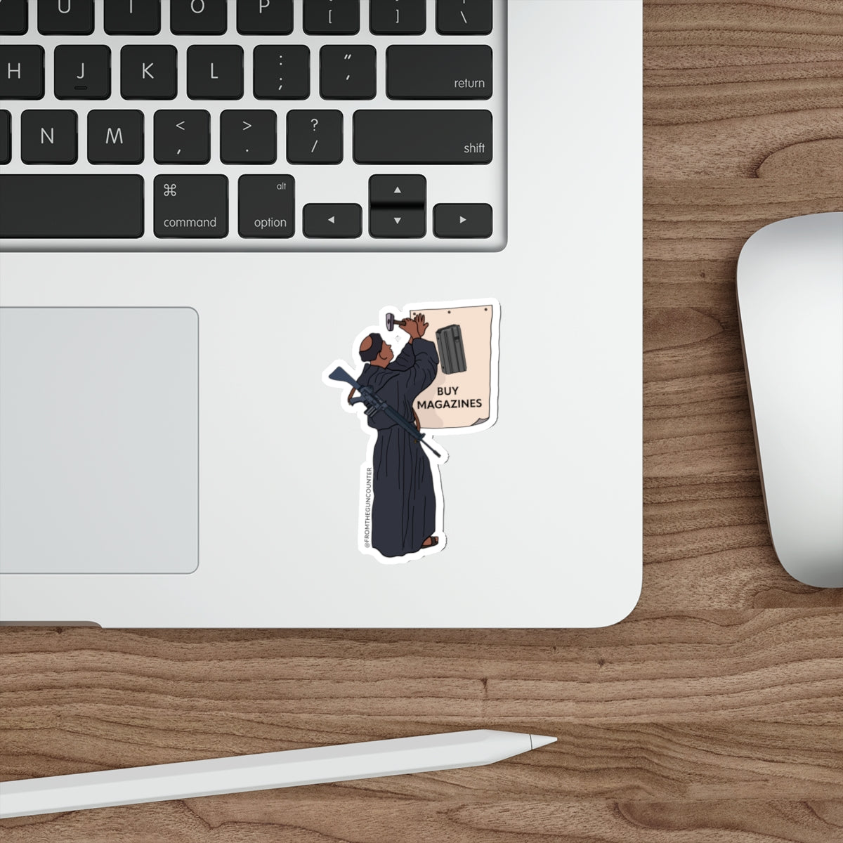 Martin Luther "Buy Magazines" Sticker