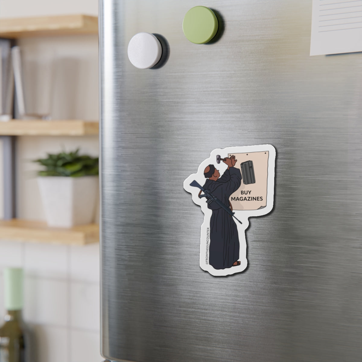 Martin Luther "Buy Magazines" Magnet