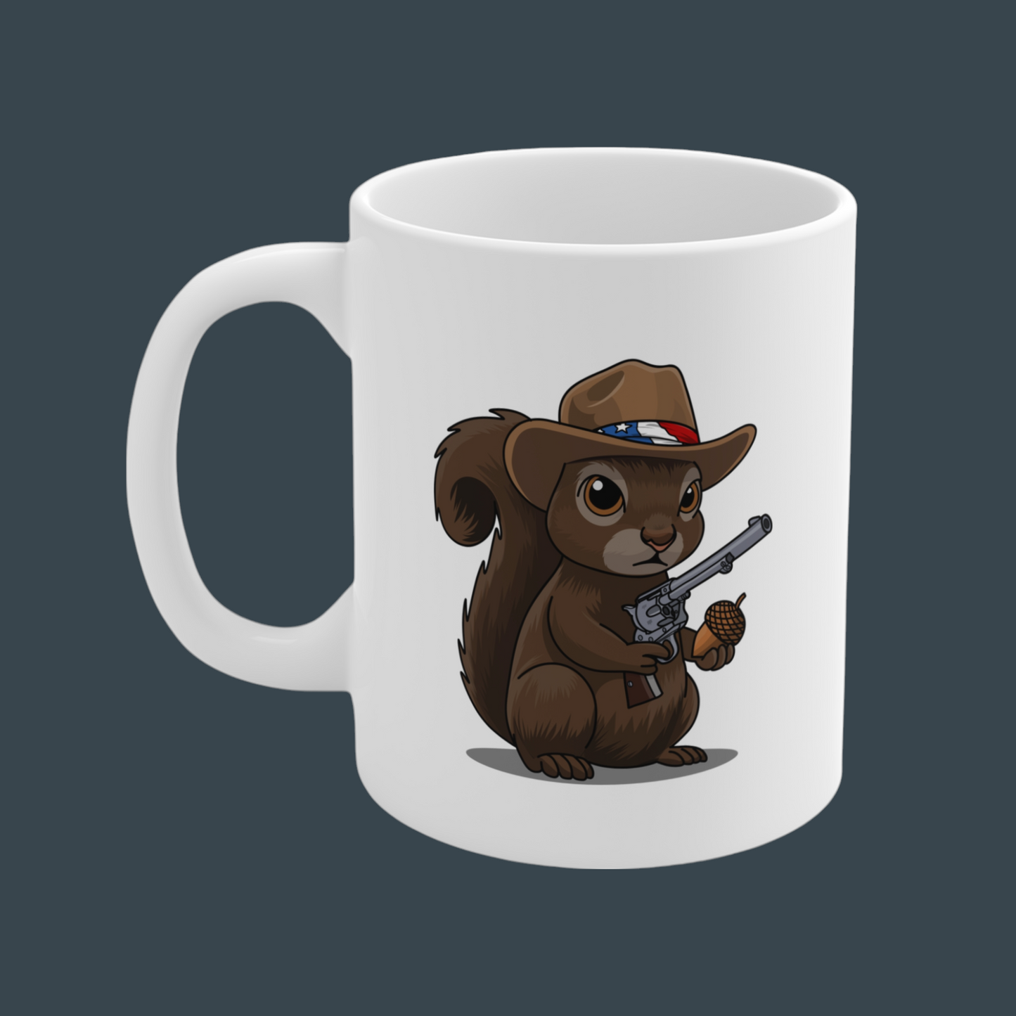 Patriotic Squirrel Mug