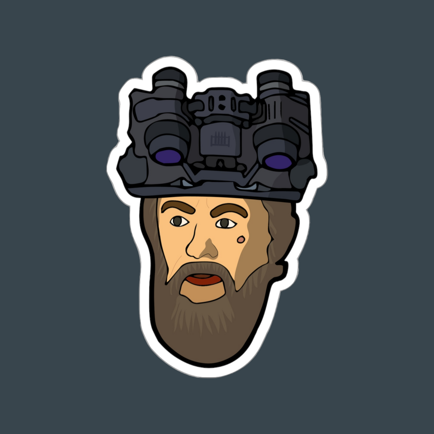 Galileo Head Sticker