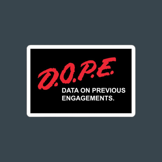 D.O.P.E. Rectangle Sticker