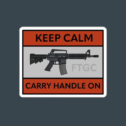 FTGC Carry Handle Sticker