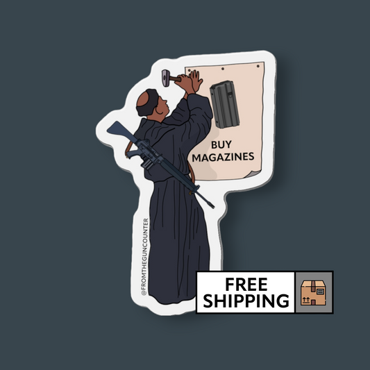 Martin Luther "Buy Magazines" Magnet